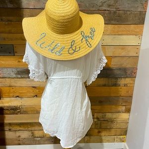 White Linen Beach Coverup